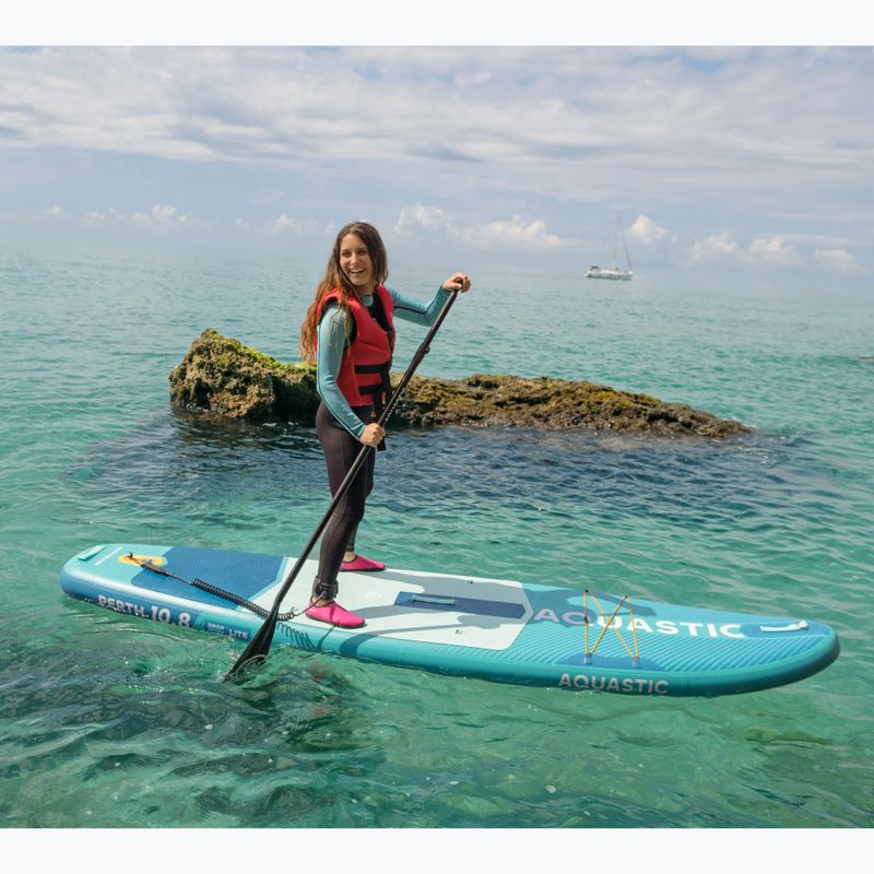 Комплект надуваема дъска SUP AQUASTIC Perth 10'8" allround green 21
