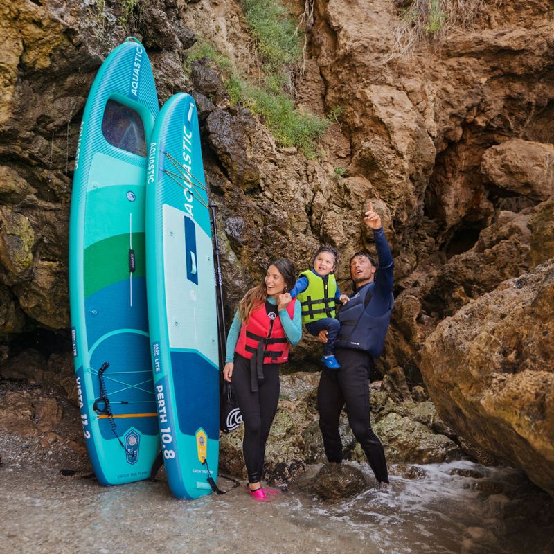 Комплект надуваема дъска SUP AQUASTIC Perth 10'8" allround green 23