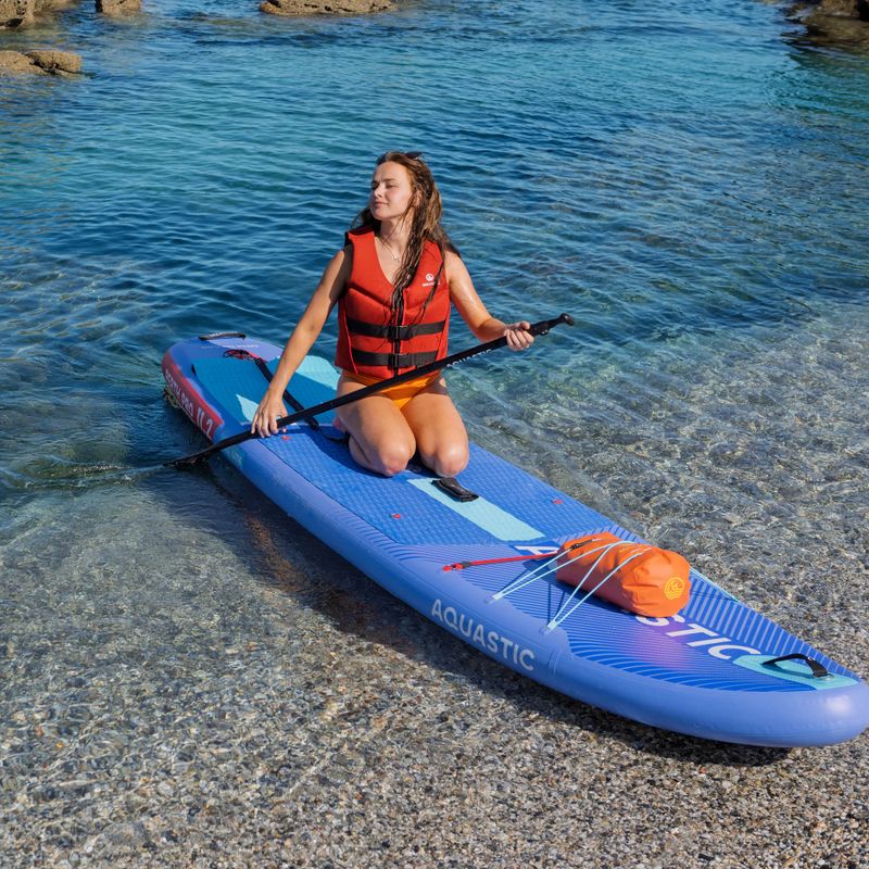 Комплект надуваема дъска SUP AQUASTIC Perth Pro 11'2" all-round blue 22