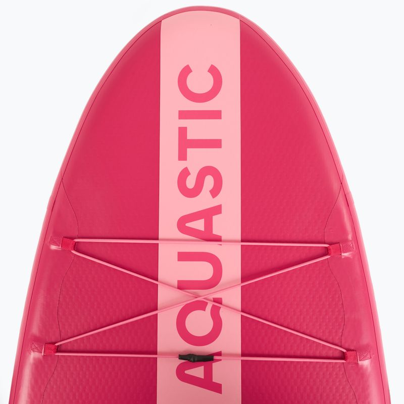 Комплект надуваема дъска SUP AQUASTIC Compact 9'6" pink 6
