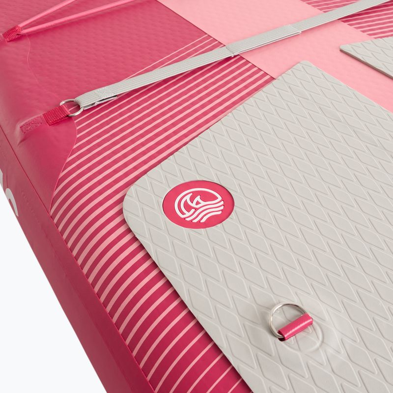 Комплект надуваема дъска SUP AQUASTIC Compact 9'6" pink 8