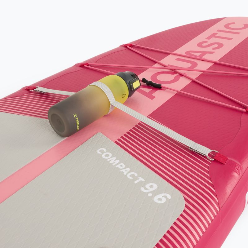 Комплект надуваема дъска SUP AQUASTIC Compact 9'6" pink 11
