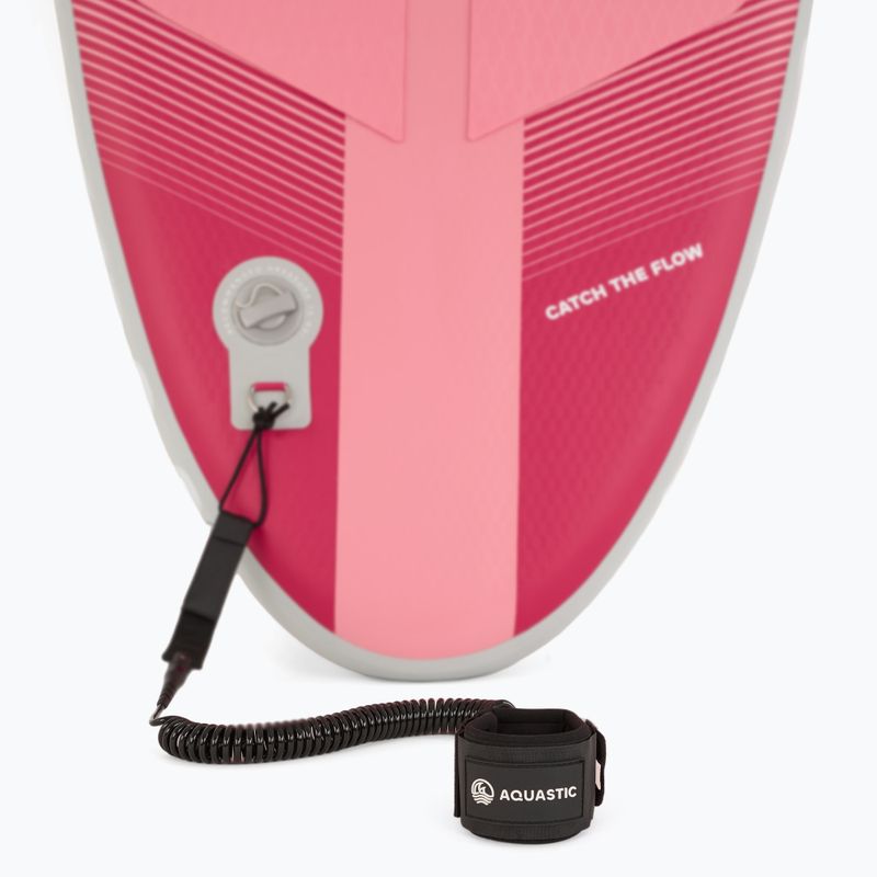 SUP AQUASTIC Компактна 9'6" дъска в розово 11