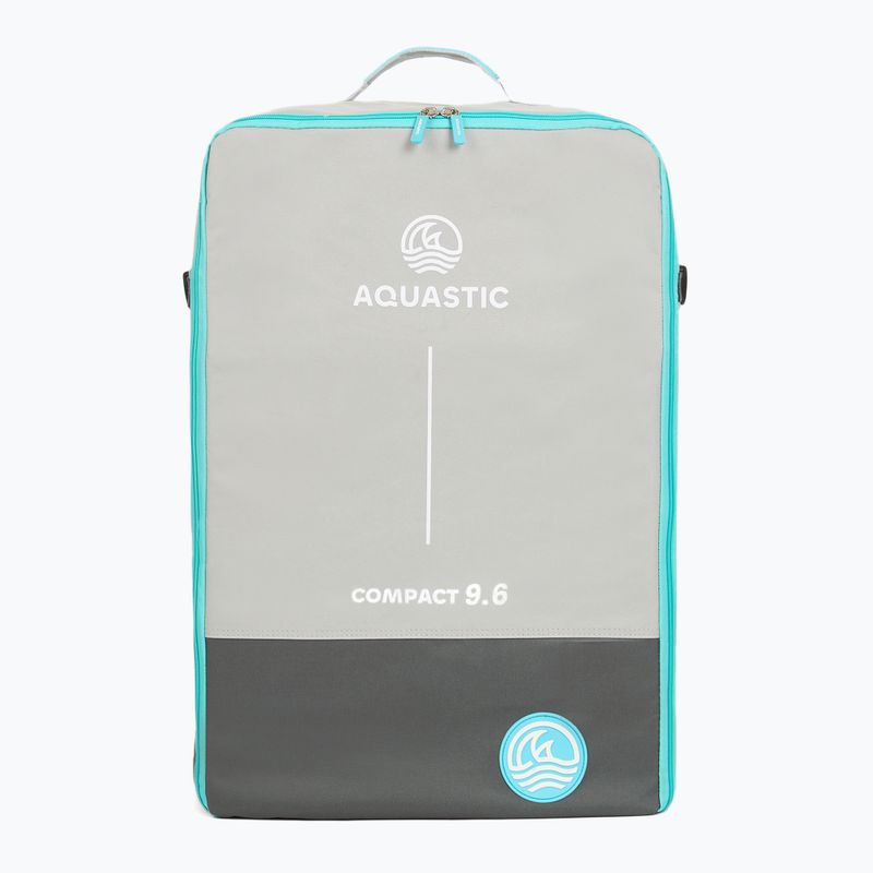 Комплект надуваема дъска SUP AQUASTIC Compact 9'6" pink 15