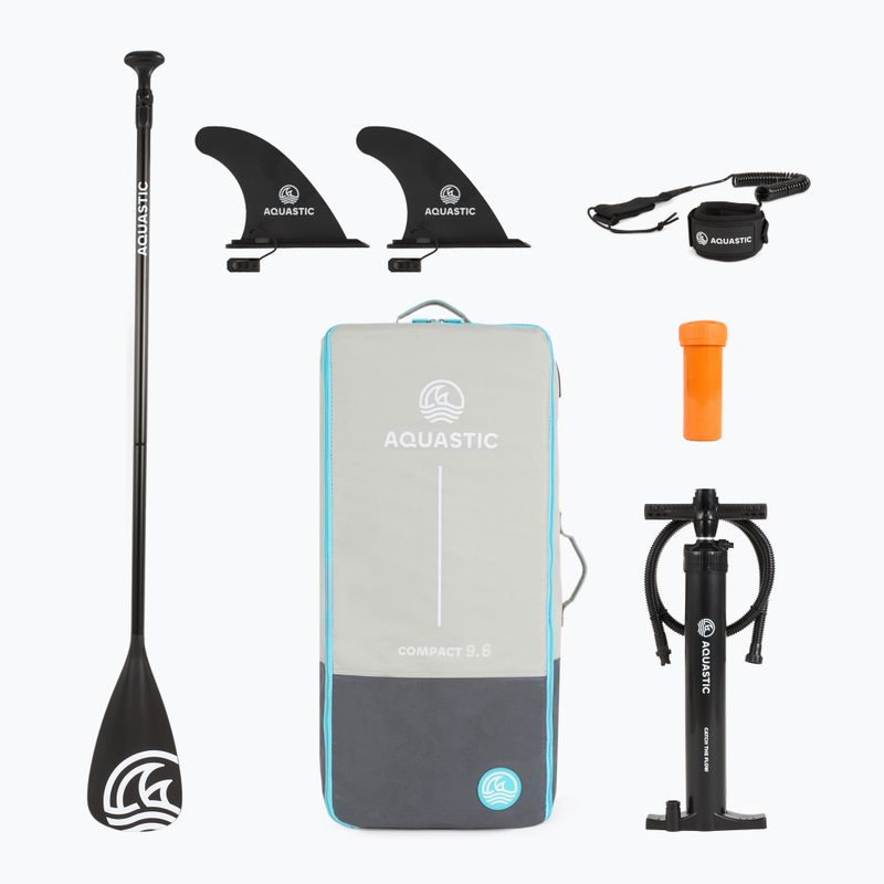 SUP AQUASTIC Компактна 9'6" дъска в розово 16