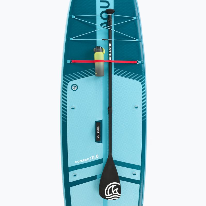 Комплект надуваема дъска SUP Compact 11'0" синя 10