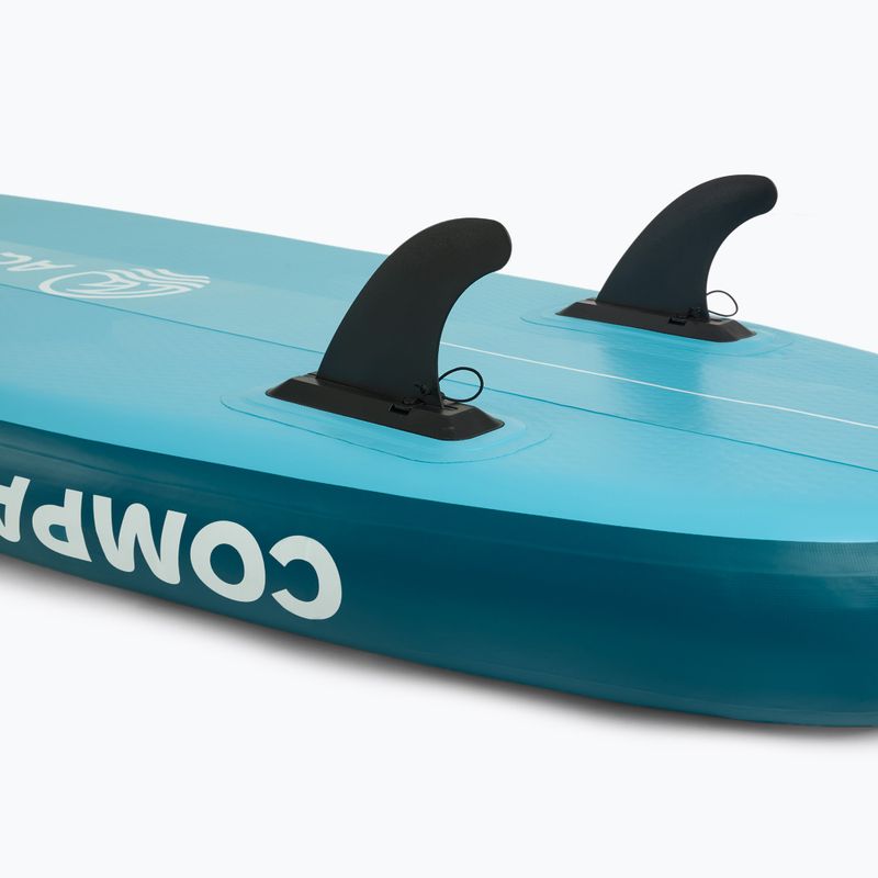 Комплект надуваема дъска SUP Compact 11'0" синя 13