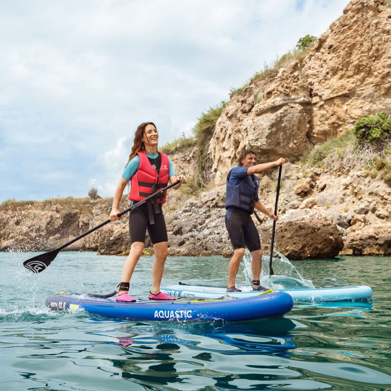 Комплект надуваема дъска SUP AQUASTIC Perth 10'8" allround dark blue 22