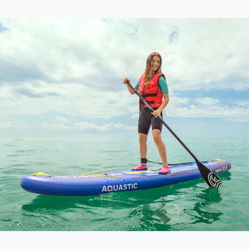 Комплект надуваема дъска SUP AQUASTIC Perth 10'8" allround dark blue 23