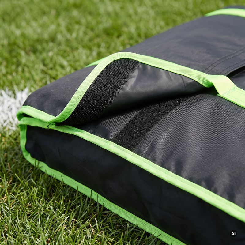 Чанта за носене на врата OneTeam Swiftgoal 120 x 70 cm black/green 6