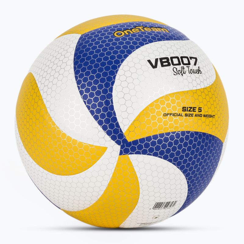 Волейболна топка OneTeam VB007 yellow/blue/white size 5 2