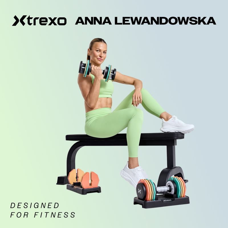 Регулируем дъмбел XTREXO ADT-40-BF 40 kg черен 2