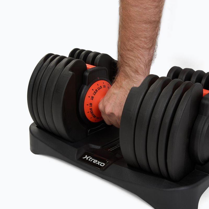 Регулируема гира XTREXO 24 kg EVO black 10