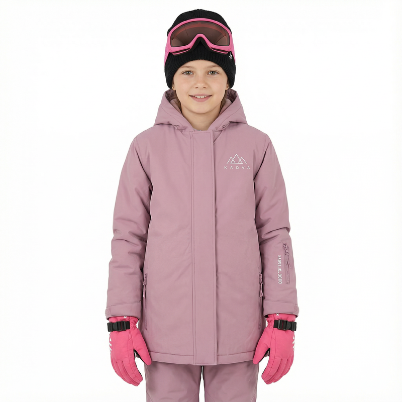 Детска скиорска маска ATTABO Apik Jr Anti-Fog pink 2