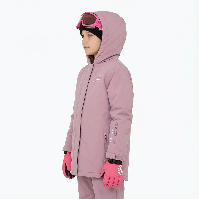 Детска скиорска маска ATTABO Apik Jr Anti-Fog pink 3