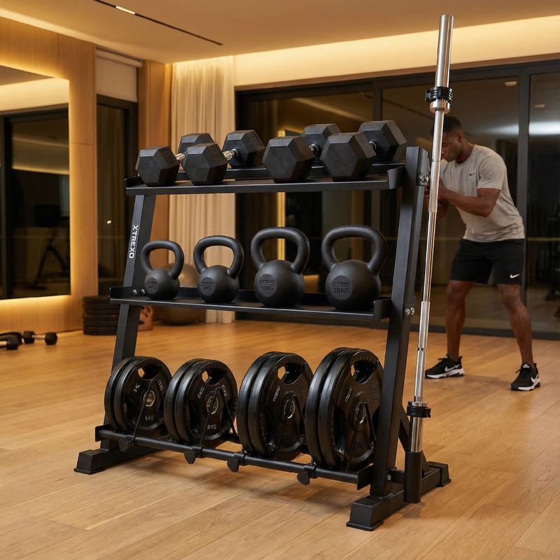 Стойка XTREXO Complex Gym Storage black 3