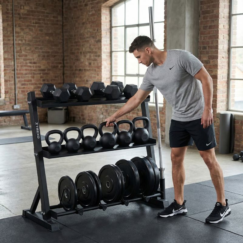 Стойка XTREXO Complex Gym Storage black 4