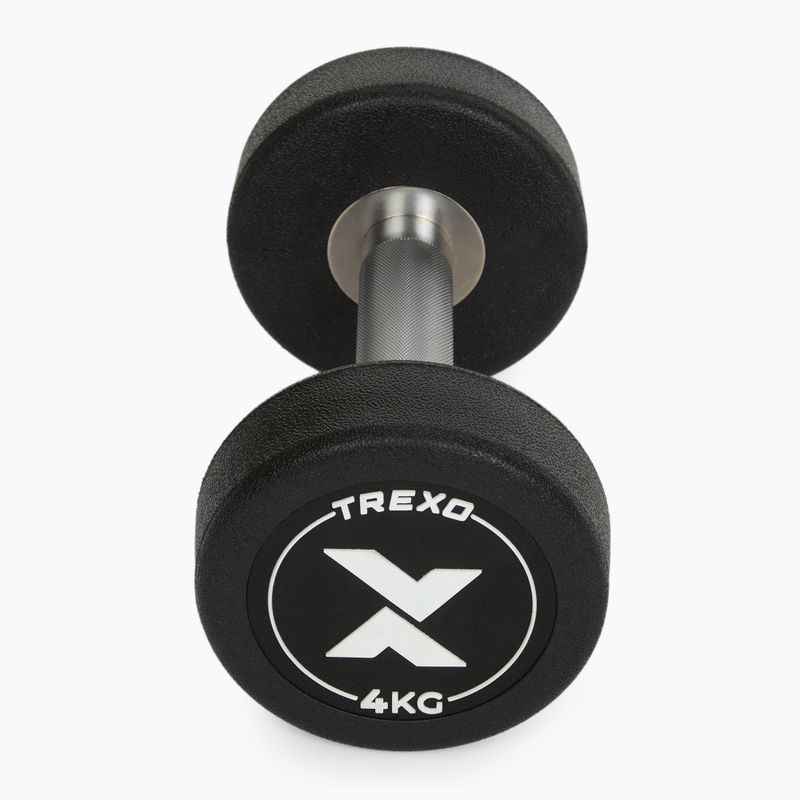 Дъмбел с гумено покритие XTREXO Pro 4 kg black 6