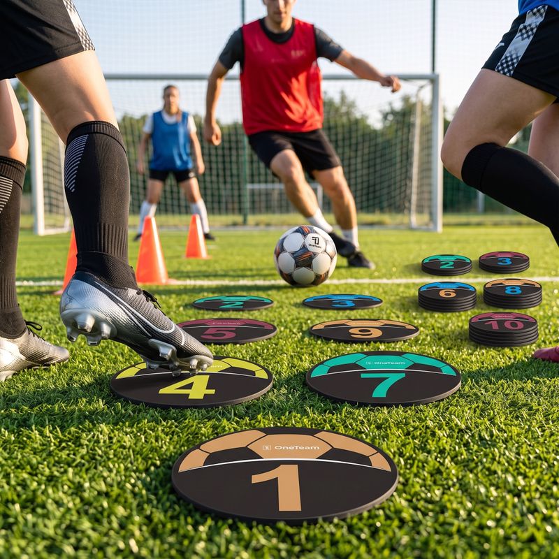 Тренировъчни маркери OneTeam TRF08 10 бр. SOCCER 4