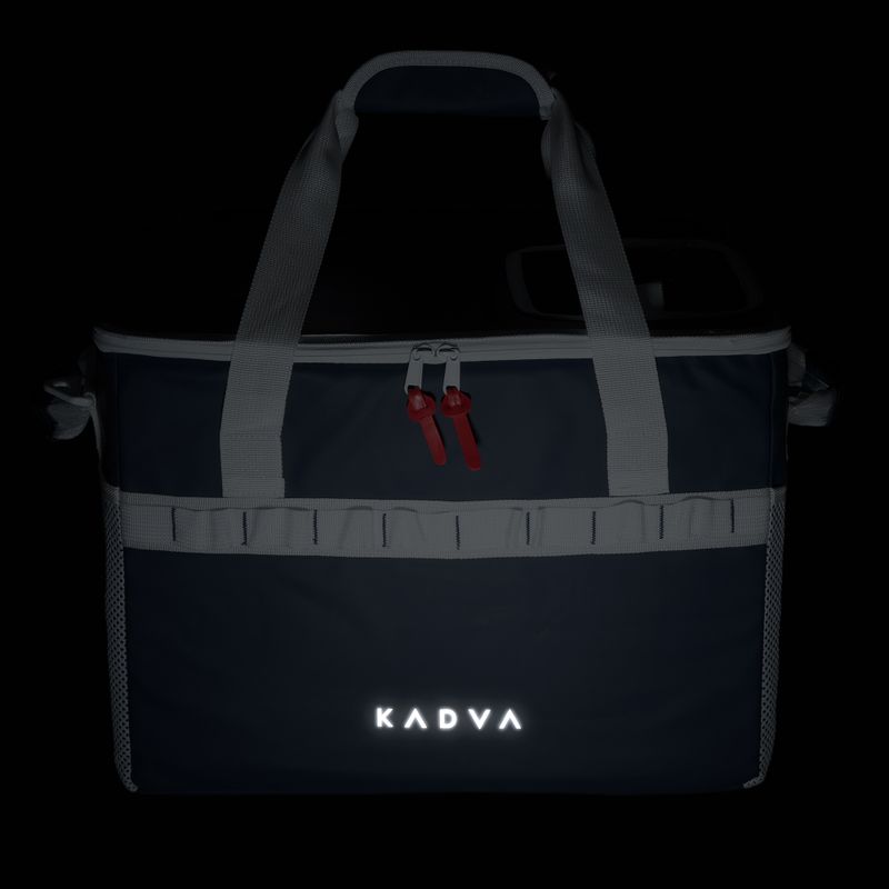 Туристически хладилник KADVA сгъваем в чанта Picnicer 30 л тъмносин 8