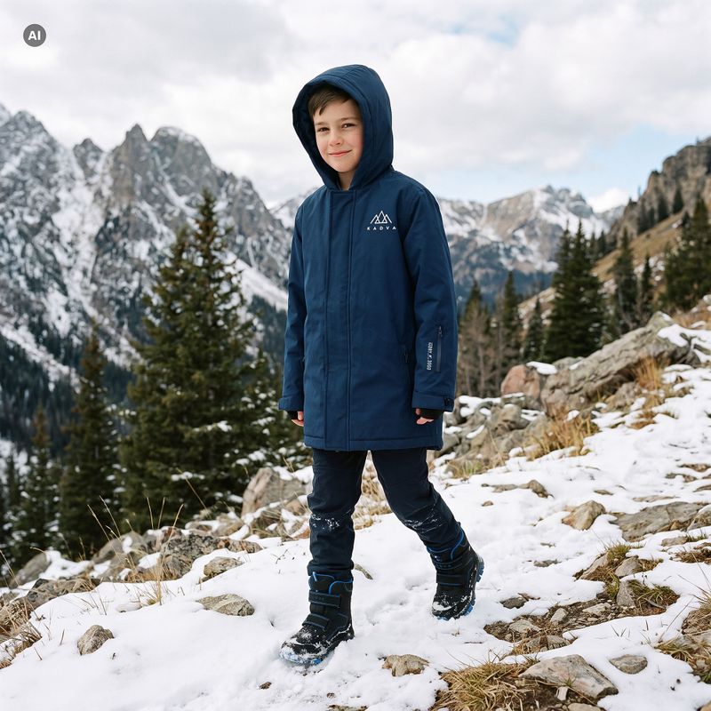 Детски апрески KADVA Snowey Mid WP черен 7