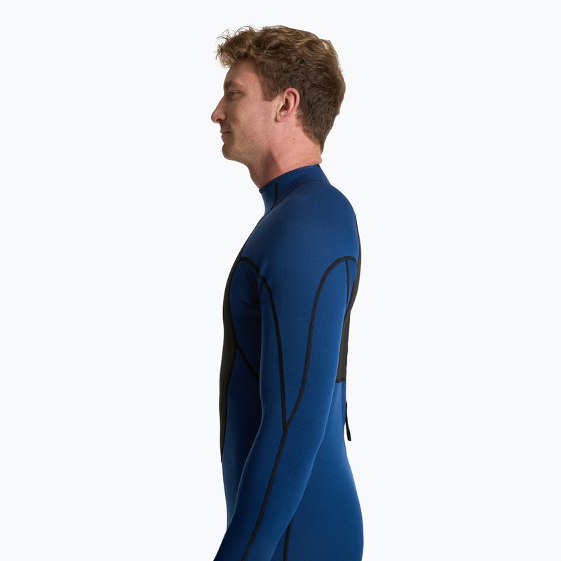 Мъжки неопренов костюм за сърфинг AQUASTIC 3/2 mm WAVEY 3/2 navy blue 4