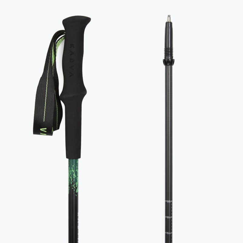 Щеки за трекинг KADVA Torre adjustable carbon green 3