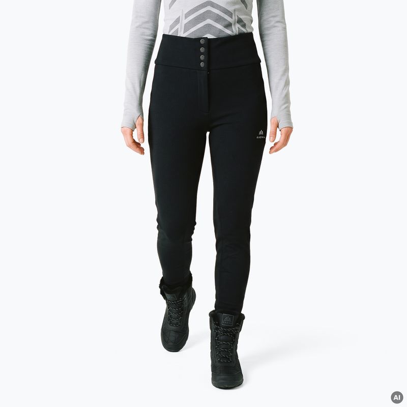 Дамски ски панталон KADVA Nora WMNS WP 5K/3K SOFTSHELL черен 2
