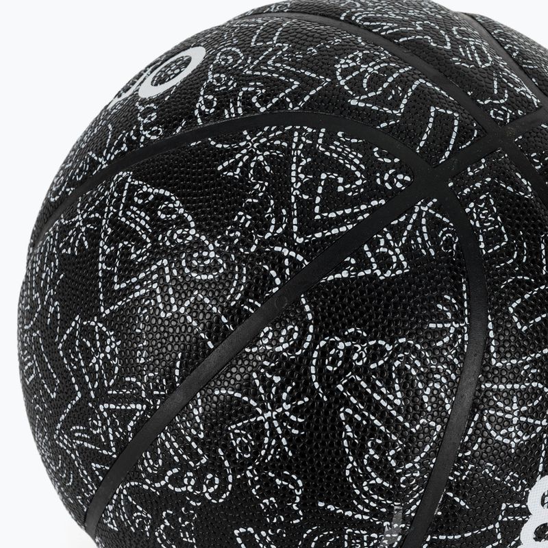 Баскетболна топка OneTeam Black neon size 7 3