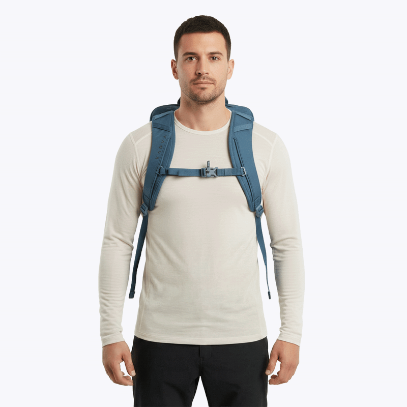 KADVA traWELL 28 л туристическа раница тъмно синьо 3