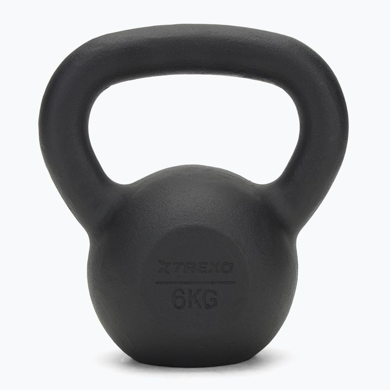 Кетълбел чугунен XTREXO 6 kg black 2