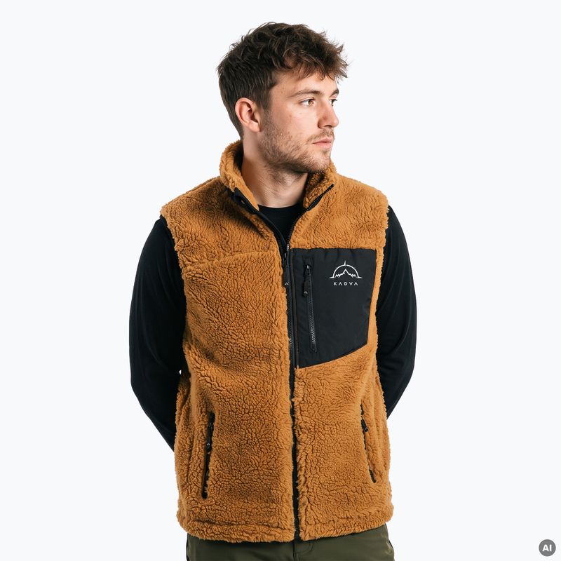 Мъжки елек KADVA RODVIK VEST кафяв