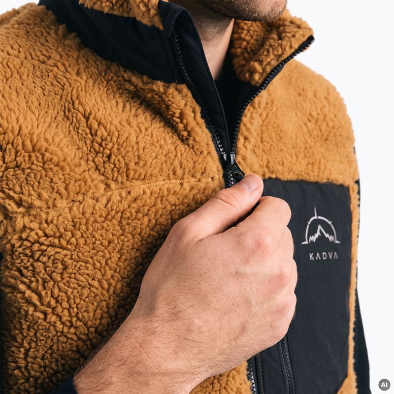 Мъжки елек KADVA RODVIK VEST кафяв 6