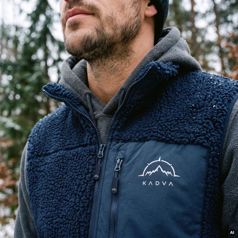Мъжки елек KADVA RODVIK VEST тъмносин 12