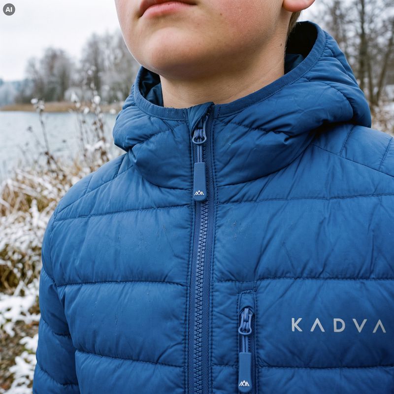 Детско топло яке KADVA Canyon JRB синьо 12