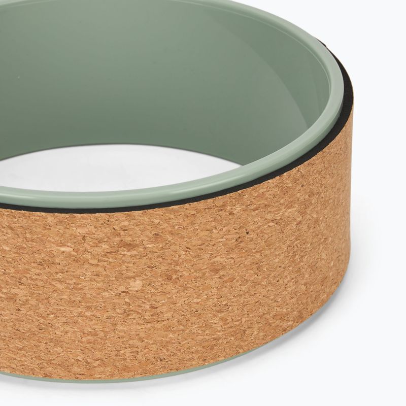 Корков обръч за йога XTREXO Flowheel 32 cm olive 4