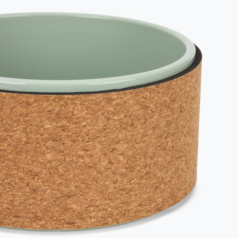 Корков обръч за йога XTREXO Flowheel 26 cm olive 4