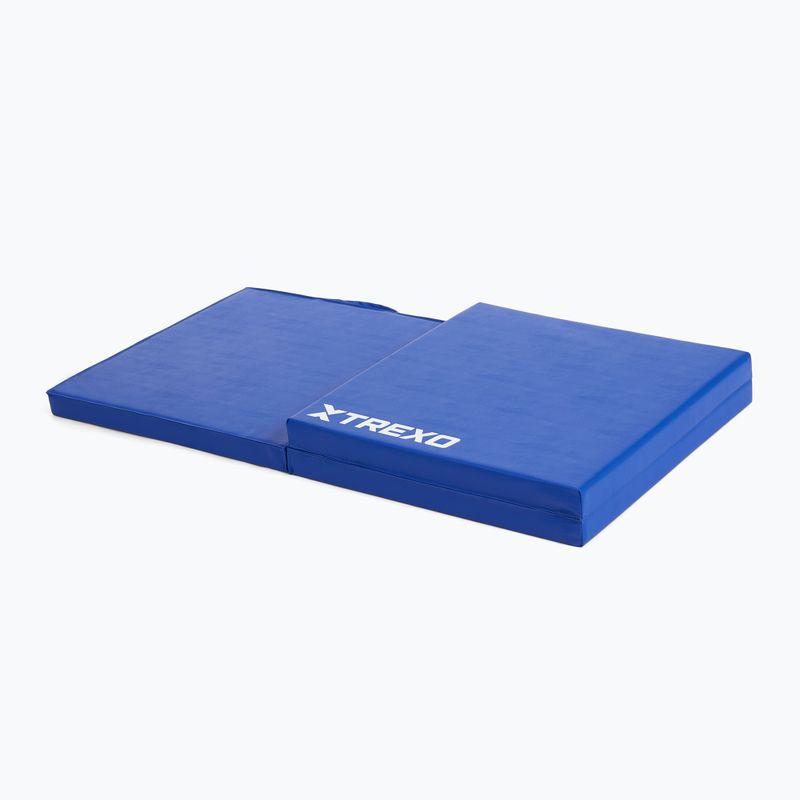 Гимнастически матрак TREXO сгъваем 180 x  60 x 5 cm  blue 3