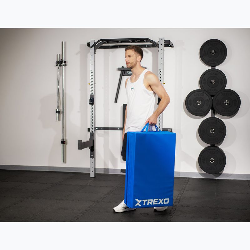 Гимнастически матрак XTREXO сгъваем 195 x 80 x 5 cm blue 13