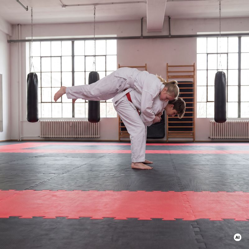 Подложка Hook Fighting Puzzle Tatami blue 3