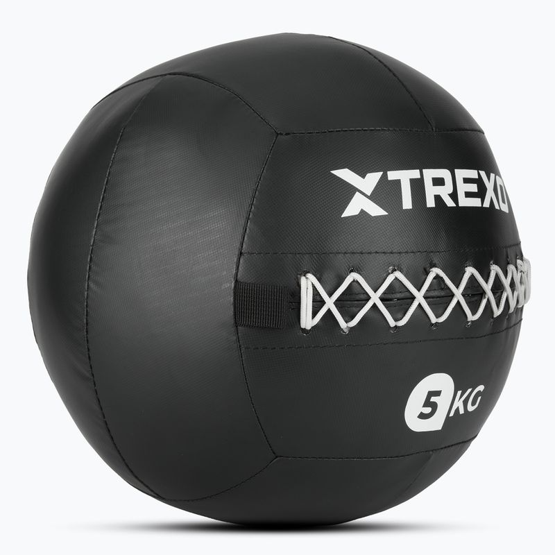 Медицинска топка XTREXO Wall Ball 5 kg black 3