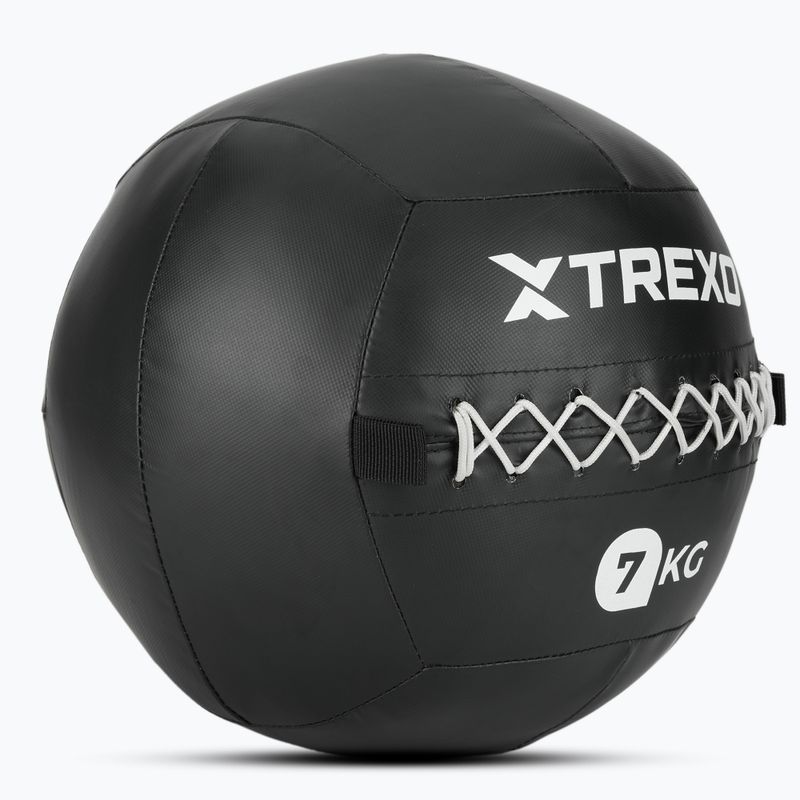 Медицинска топка XTREXO Wall Ball 7 kg black 3