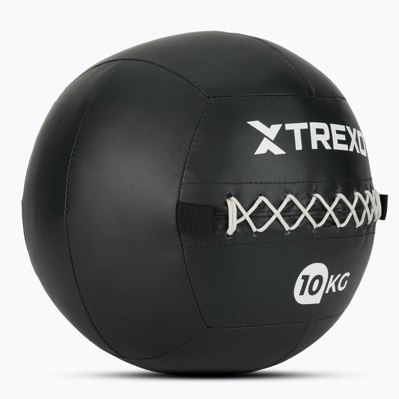 Медицинска топка TREXO Wall Ball 12 кг черен 2