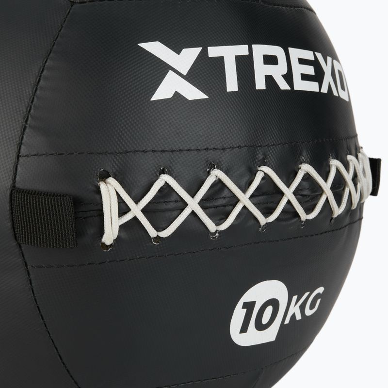 Медицинска топка TREXO Wall Ball 12 кг черен 3