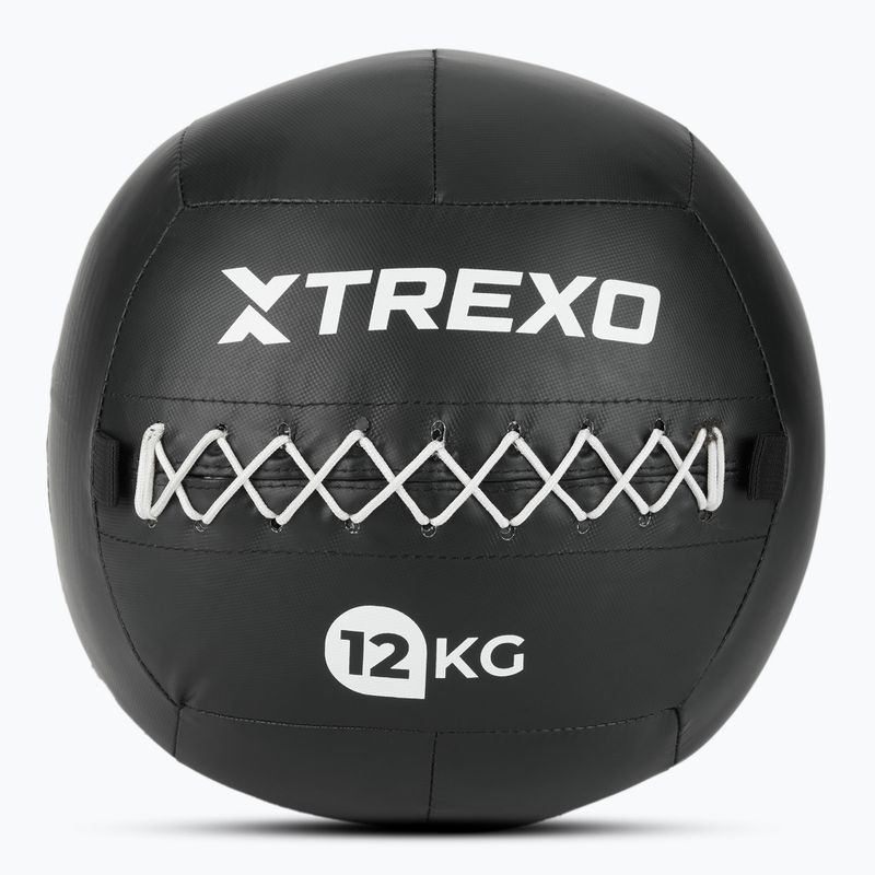 Медицинска топка XTREXO Wall Ball 12 kg black
