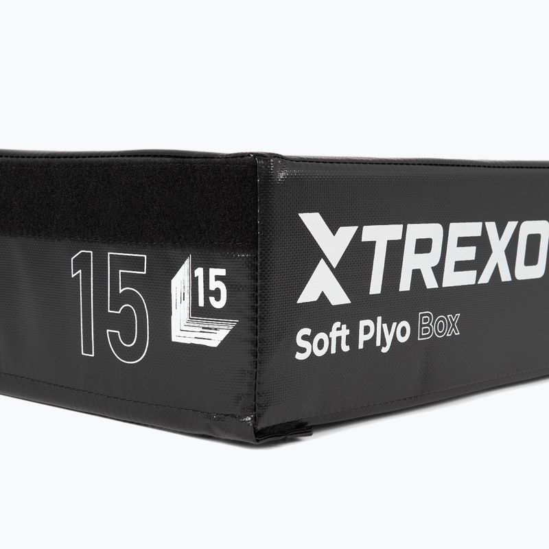 Сгъваема плейометрична кутия TREXO 15 см черен 2
