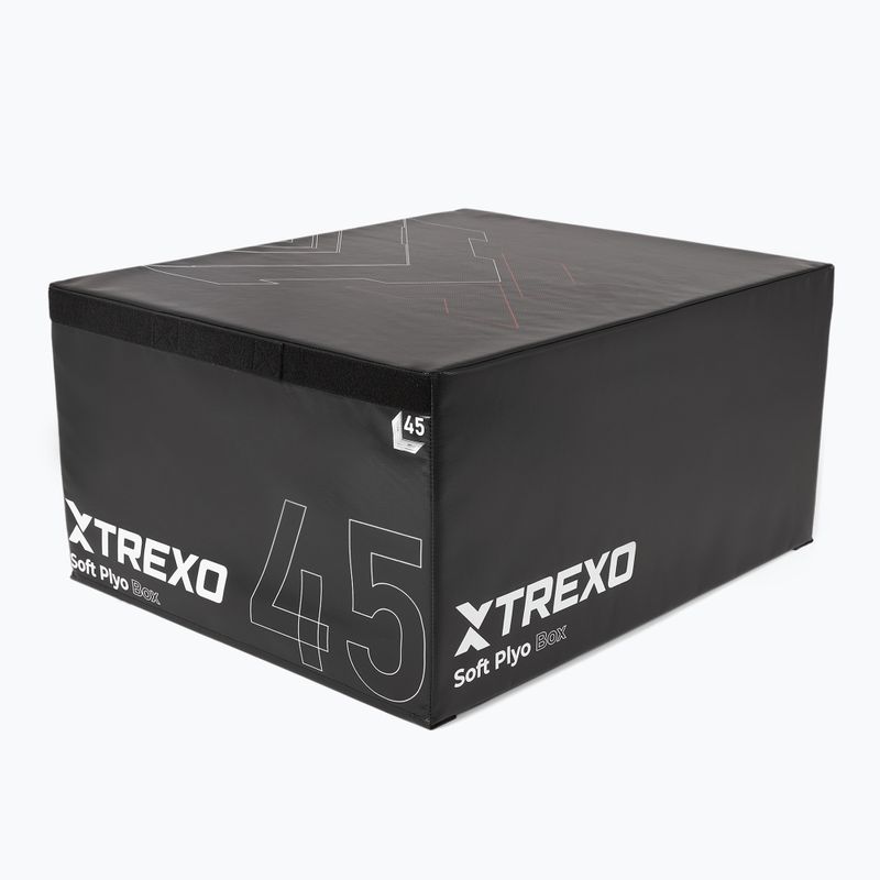 Сгъваема плейометрична кутия TREXO 45 см черен