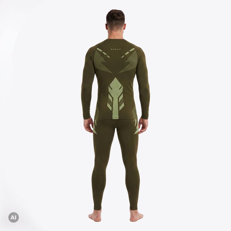Мъжки комплект термобельо KADVA Alpinestep Thermo SH Light Plus Set Green 3
