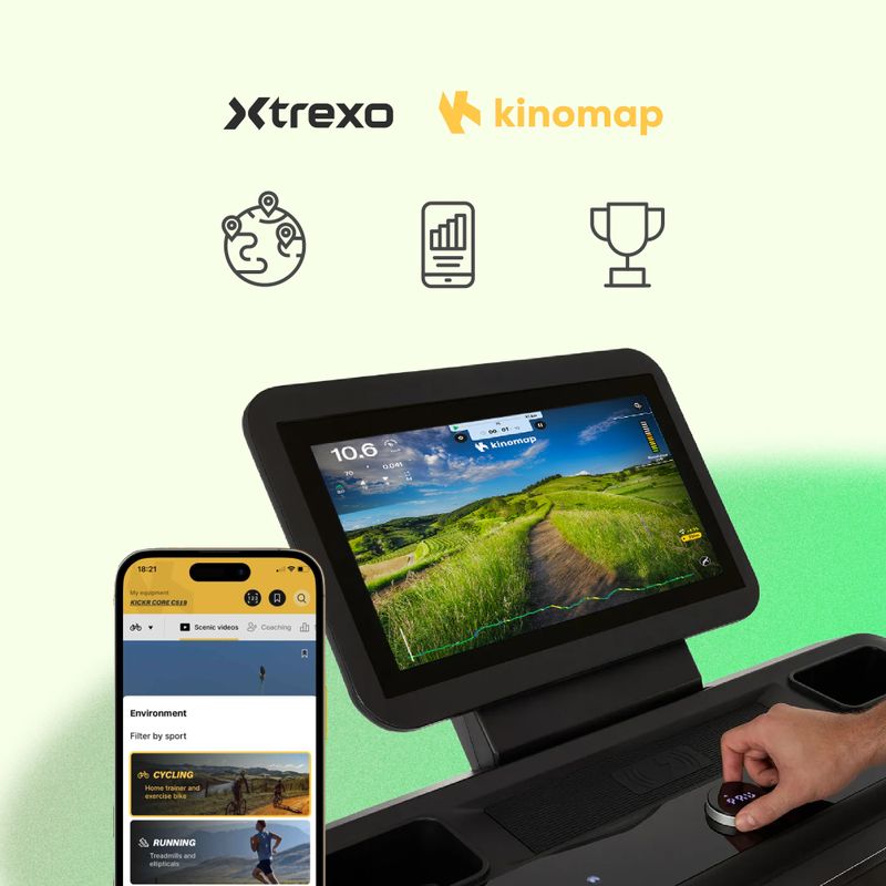 Електрическа пътека за бягане XTREXO TXO-X250-S Silver 3