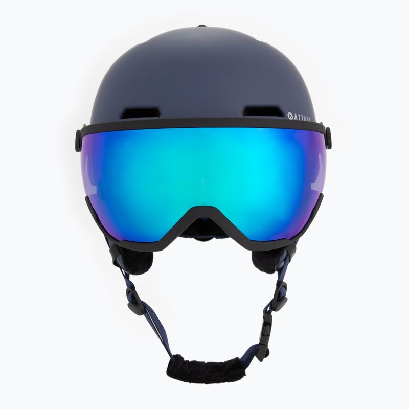 Скиорска каска ATTABO Avens 2.0 Visor синя 2
